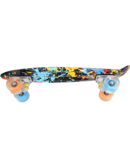 Deskorolka plastikowa 22 cale enero graffiti led 1030845 2