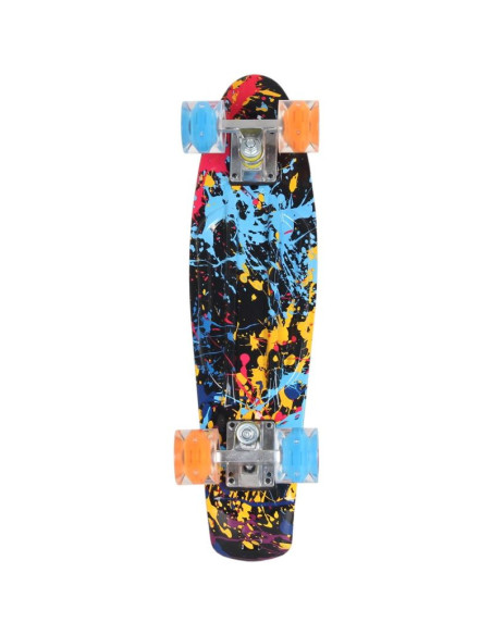 Deskorolka plastikowa 22 cale enero graffiti led 1030845