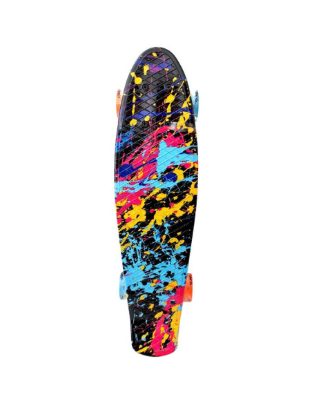 Deskorolka plastikowa 22 cale enero graffiti led 1030845