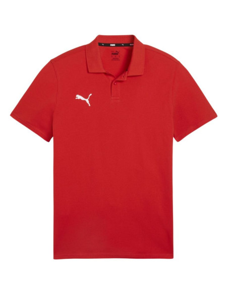 Koszulka męska puma team goal casuals polo czerwona 658605 01