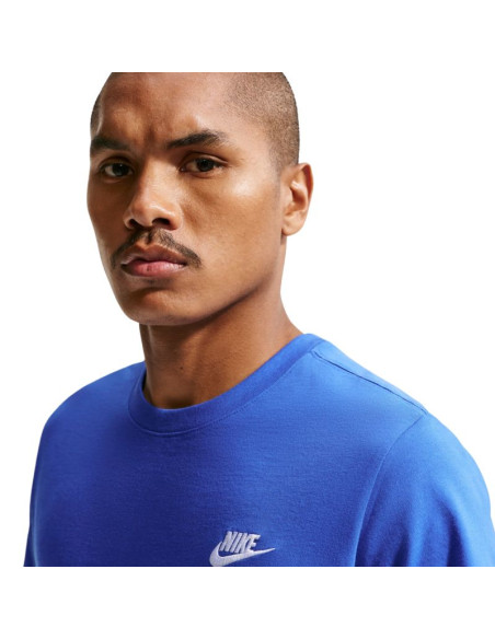 Koszulka męska nike club tee niebieska ar4997 480