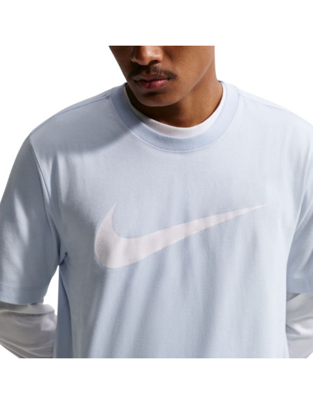 Koszulka męska nike nsw tee icon swoosh błękitna dc5094 408