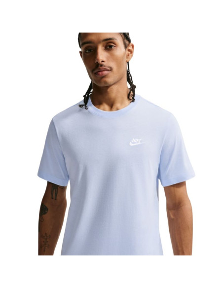 Koszulka męska nike club tee błękitna ar4997 408
