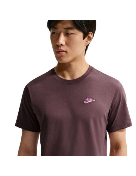 Koszulka męska nike club tee brązowa ar4997 502