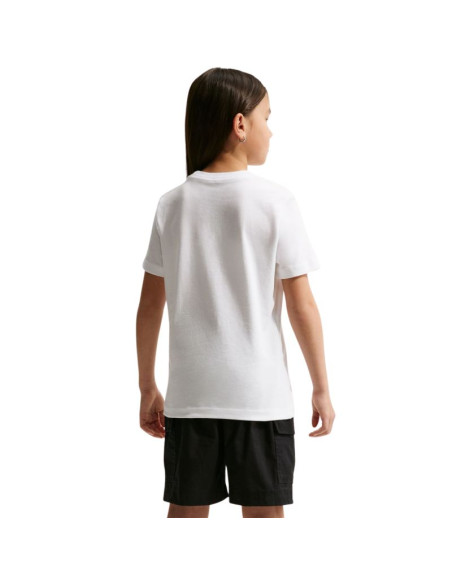 Koszulka dla dzieci nike sportswear biała im9534 100