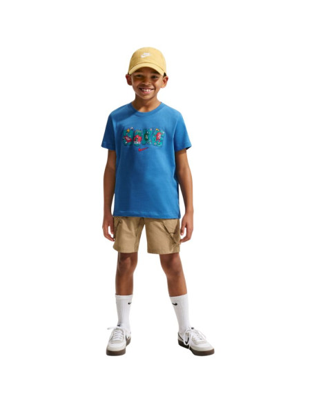 Koszulka dla dzieci nike sportswear niebieska im9534 402