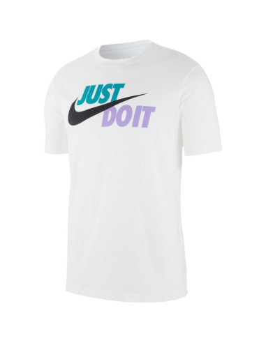 Koszulka męska tee just do it swoosh biała ar5006 101