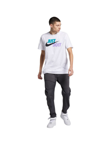 Koszulka męska tee just do it swoosh biała ar5006 101