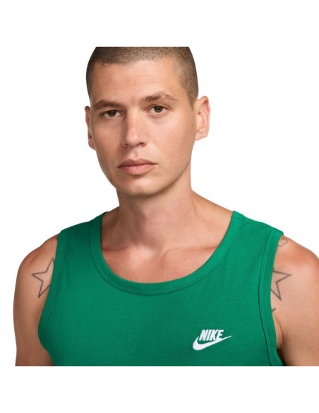 Koszulka męska nike club tank zielona bq1260 365
