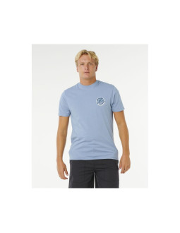 Koszulka męska rip curl wettie passage icon tee niebieska
