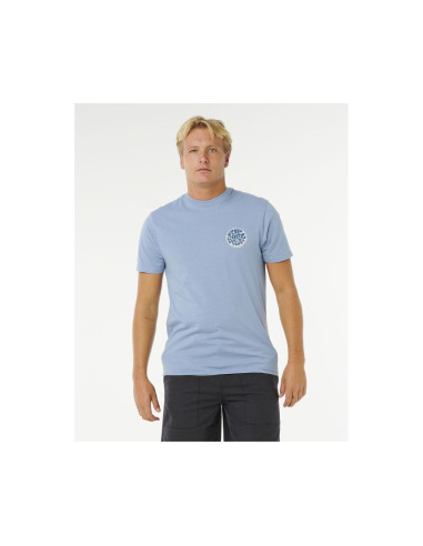Koszulka męska rip curl wettie passage icon tee niebieska