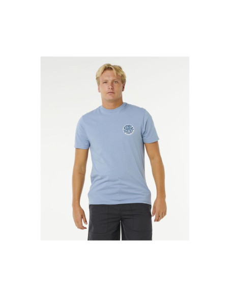 Koszulka męska rip curl wettie passage icon tee niebieska