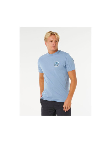 Koszulka męska rip curl wettie passage icon tee niebieska