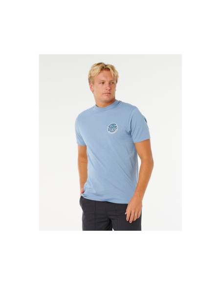 Koszulka męska rip curl wettie passage icon tee niebieska