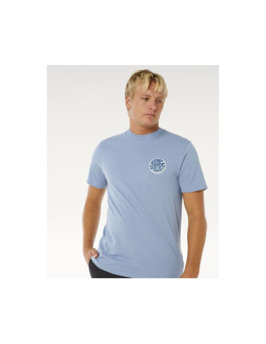 Koszulka męska rip curl wettie passage icon tee niebieska