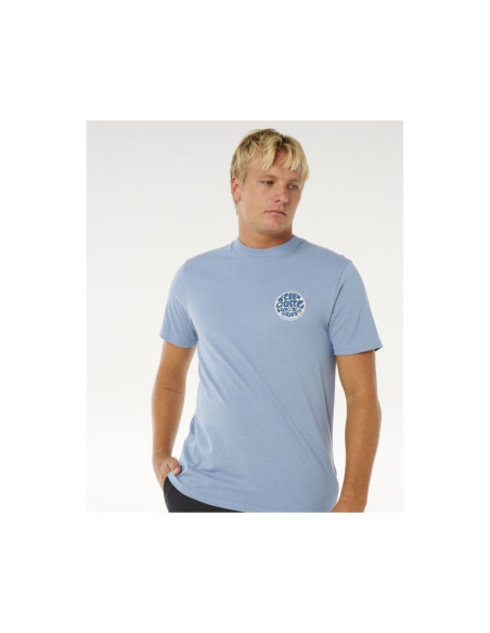 Koszulka męska rip curl wettie passage icon tee niebieska