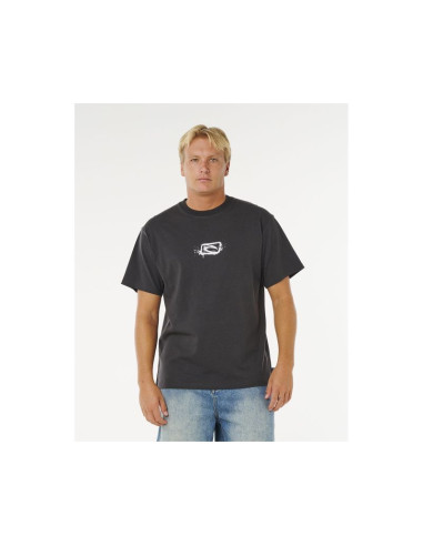 Koszulka męska rip curl medina inner vision spray tee czarna