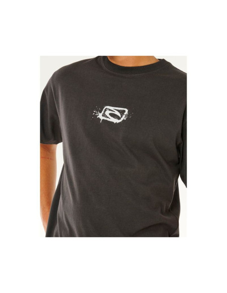 Koszulka męska rip curl medina inner vision spray tee czarna