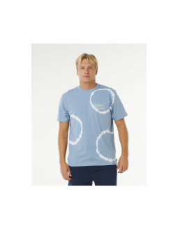 Koszulka męska rip curl pacific rinse fin tee niebieska
