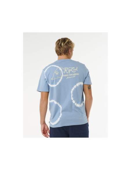 Koszulka męska rip curl pacific rinse fin tee niebieska