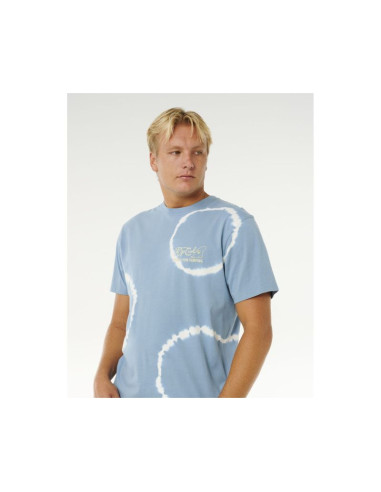 Koszulka męska rip curl pacific rinse fin tee niebieska