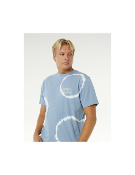 Koszulka męska rip curl pacific rinse fin tee niebieska