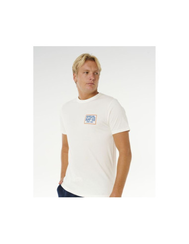 Koszulka męska rip curl pacific rinse sunrise tee biała