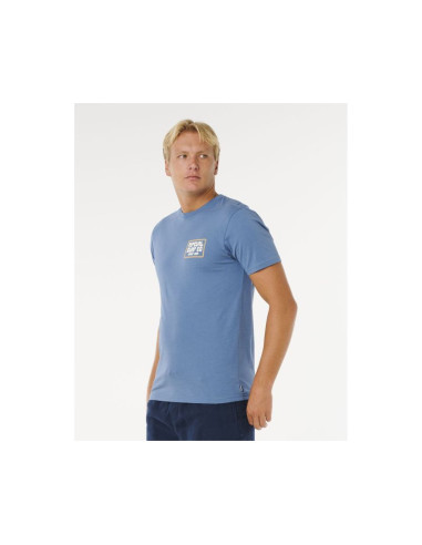 Koszulka męska rip curl pacific rinse sunrise tee niebieska