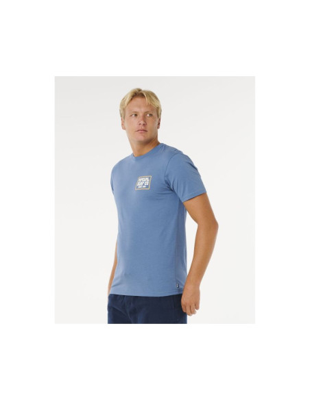 Koszulka męska rip curl pacific rinse sunrise tee niebieska