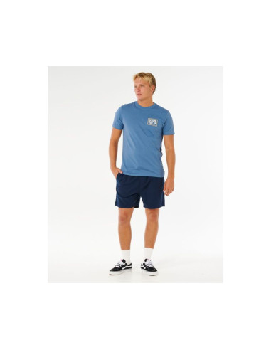 Koszulka męska rip curl pacific rinse sunrise tee niebieska