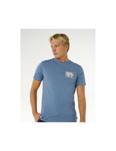 Koszulka męska rip curl pacific rinse sunrise tee niebieska