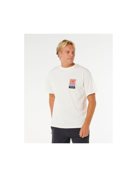 Koszulka męska rip curl search dawn tee biała