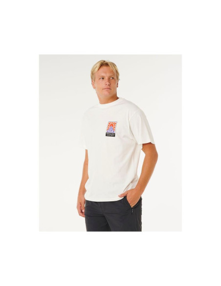 Koszulka męska rip curl search dawn tee biała