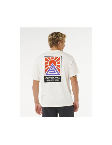 Koszulka męska rip curl search dawn tee biała