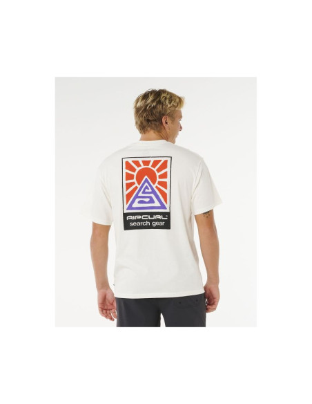Koszulka męska rip curl search dawn tee biała