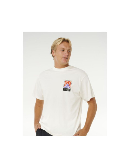 Koszulka męska rip curl search dawn tee biała