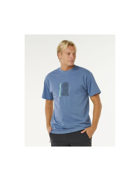 Koszulka męska rip curl search sundial tee niebieska