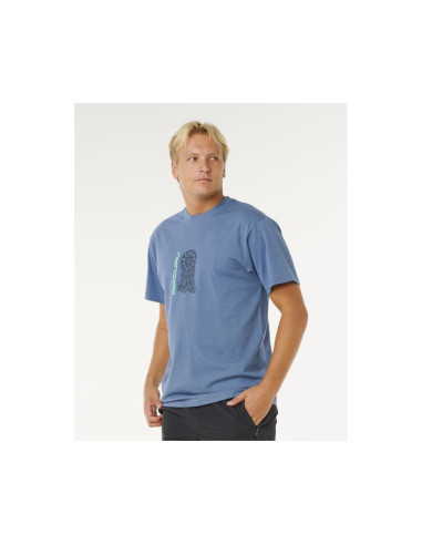 Koszulka męska rip curl search sundial tee niebieska