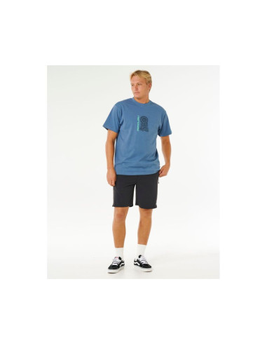 Koszulka męska rip curl search sundial tee niebieska