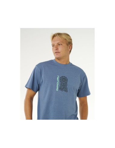 Koszulka męska rip curl search sundial tee niebieska
