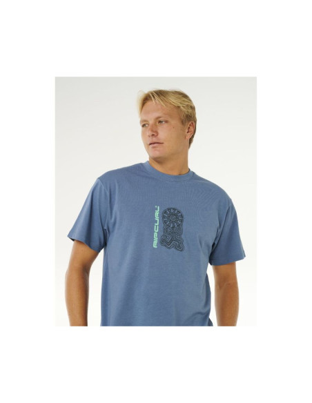 Koszulka męska rip curl search sundial tee niebieska