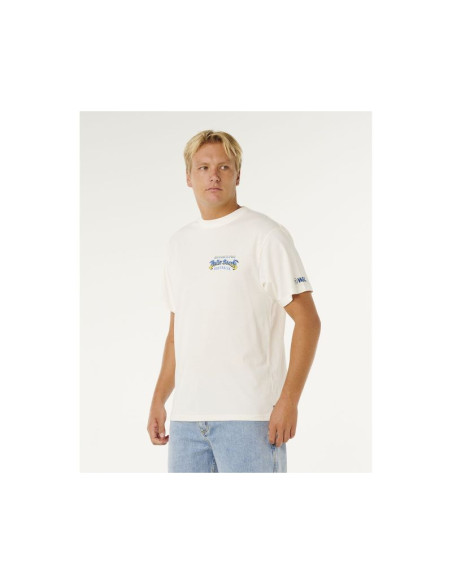 Koszulka męska rip curl bells pro 26 event tee biała