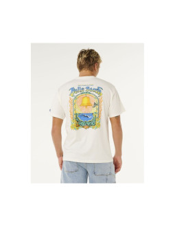 Koszulka męska rip curl bells pro 26 event tee biała 2