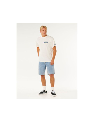 Koszulka męska rip curl bells pro 26 event tee biała