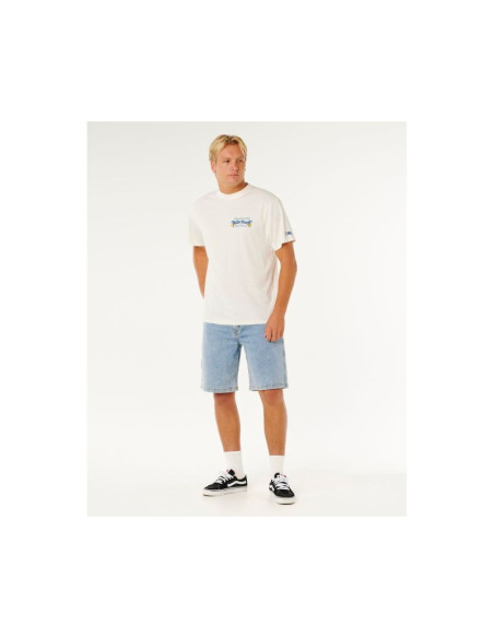 Koszulka męska rip curl bells pro 26 event tee biała