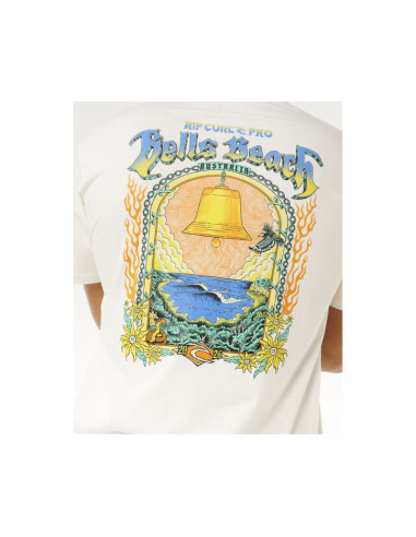 Koszulka męska rip curl bells pro 26 event tee biała