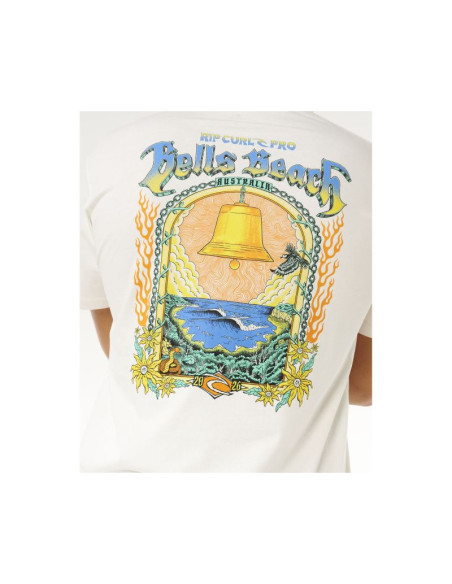 Koszulka męska rip curl bells pro 26 event tee biała