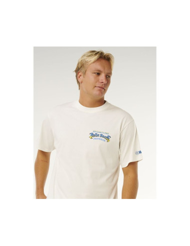 Koszulka męska rip curl bells pro 26 event tee biała