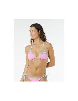 Stanik damski rip curl surf puff sliding tri różowy