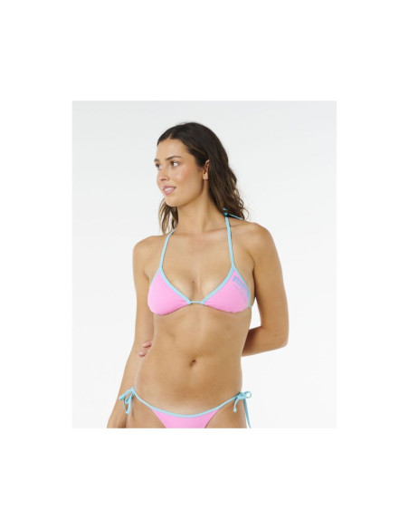 Stanik damski rip curl surf puff sliding tri różowy